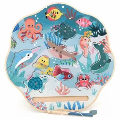 Vilac Jeu de pêche à la ligne magnétique Les Océans