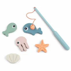 Done by deer Jeu de pêche pour le bain Sea Friends Multicolore Outlet