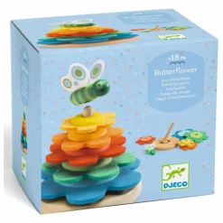 Djeco Jeu d'empilage Butterflower Multicolore Online