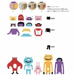 Londji Jeu d'observation My Monsters