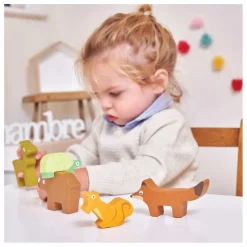 Le Toy Van Jeu d'équilibre animaux de la forêt Multicolore
