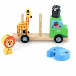 Vilac Jeu Empil'animo de la savane Multicolore Best