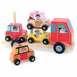 New Vilac Jeu Empil'auto City Multicolore