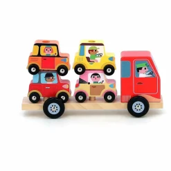 New Vilac Jeu Empil'auto City Multicolore