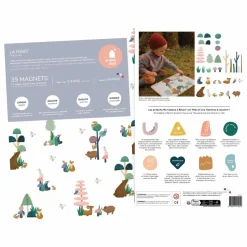 Ma Cabane à rêves Jeu magnétique Animaux Forêt Multicolore Best