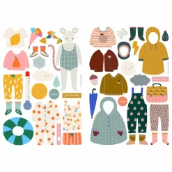 Sale Ma Cabane à rêves Jeu magnétique Je m'Habille Multicolore