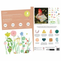 Ma Cabane à rêves Jeu magnétique Le Jardin Multicolore Discount