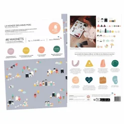 Ma Cabane à rêves Jeux Éducatifs|Jeu magnétique Le Monde des Minis Pois