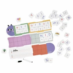Discount Janod Jeu pédagogique - La chenille de l'écriture Multicolore