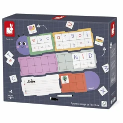Discount Janod Jeu pédagogique - La chenille de l'écriture Multicolore