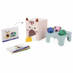 Janod Jeu se repérer dans l'espace - Chat et souris