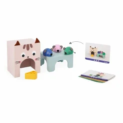 Janod Jeu se repérer dans l'espace - Chat et souris