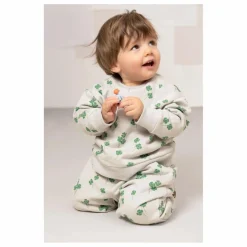 Studio Bohème Jogger Carrot Trèfles Coton Bio | Gris