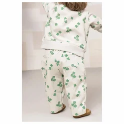 Studio Bohème Jogger Carrot Trèfles Coton Bio | Gris