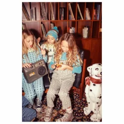 Enfant Piupiuchick Joggers, Pantalons|Leggings, Pantalons|Jogger Côtelé Etoiles Coton Bio |