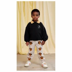 Discount Mini Rodini Jogger Doggies Coton Bio | Gris chiné