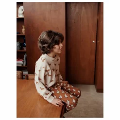 Emile et Ida Jogger Ecureuils Coton Bio | Caramel Sale