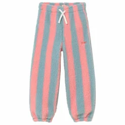 Hot Tinycottons Jogger Façon Sherpa Rayé | Rose