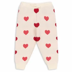 Enfant Konges Sløjd Pantalons Jeggings|Leggings, Pantalons|Jogger Lapis Coeurs Maille Coton Bio |