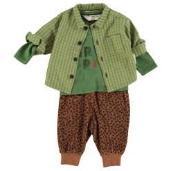 Piupiuchick Jogger Léopard Eponge Coton Bio | Brun Best