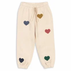 Enfant Konges Sløjd Leggings, Pantalons|Pantalons Jeggings|Jogger Lou Cœurs Coton Bio |