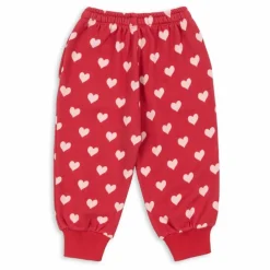 Konges Sløjd Jogger Loupy Lou Cœurs Coton Bio | Rouge Best