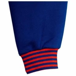 Outlet Mini Rodini Jogger Rayé Coton Bio | Bleu roi