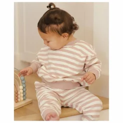 Enfant Quincy Mae Pantalons Jeggings|Leggings, Pantalons|Jogger Rayé Coton Bio |