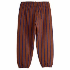 Mini Rodini Jogger Rayures Coton Bio | Marron New