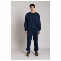 Smallable Man Jogger Shuffle Coton Bio | Bleu marine Clearance