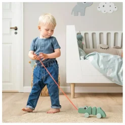 Done by deer Jouets D'Éveil|Jouets D'Éveil|Jouet à tirer Croco |