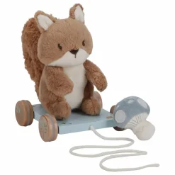 Discount Little Dutch Jouet à tirer Ecureuil FSC - Forest Friends | Marron