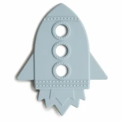 Discount Mushie Jouet de dentition Fusée en silicone | Bleu