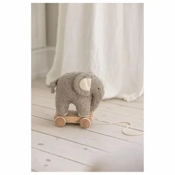Sebra Jouet éléphant à tirer | Gris Best