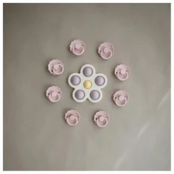 Mushie Jouet pop it en silicone | Lilas tLilas