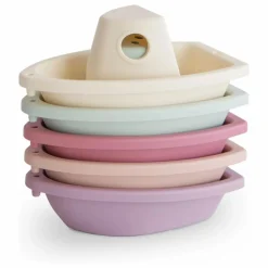 Outlet Mushie Jouets pour le bain Bateaux - Set de 5 | Rose