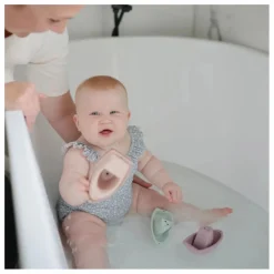 Outlet Mushie Jouets pour le bain Bateaux - Set de 5 | Rose