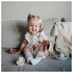 Outlet Mushie Jouets pour le bain Bateaux - Set de 5 | Rose