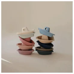 Outlet Mushie Jouets pour le bain Bateaux - Set de 5 | Rose