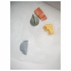 Mushie Jouets pour le bain Véhicules - Set de 4 Multicolore Discount