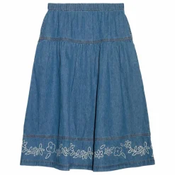Online Hundred Pieces Jupe Brodée Cally | Bleu jean