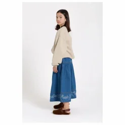 Online Hundred Pieces Jupe Brodée Cally | Bleu jean