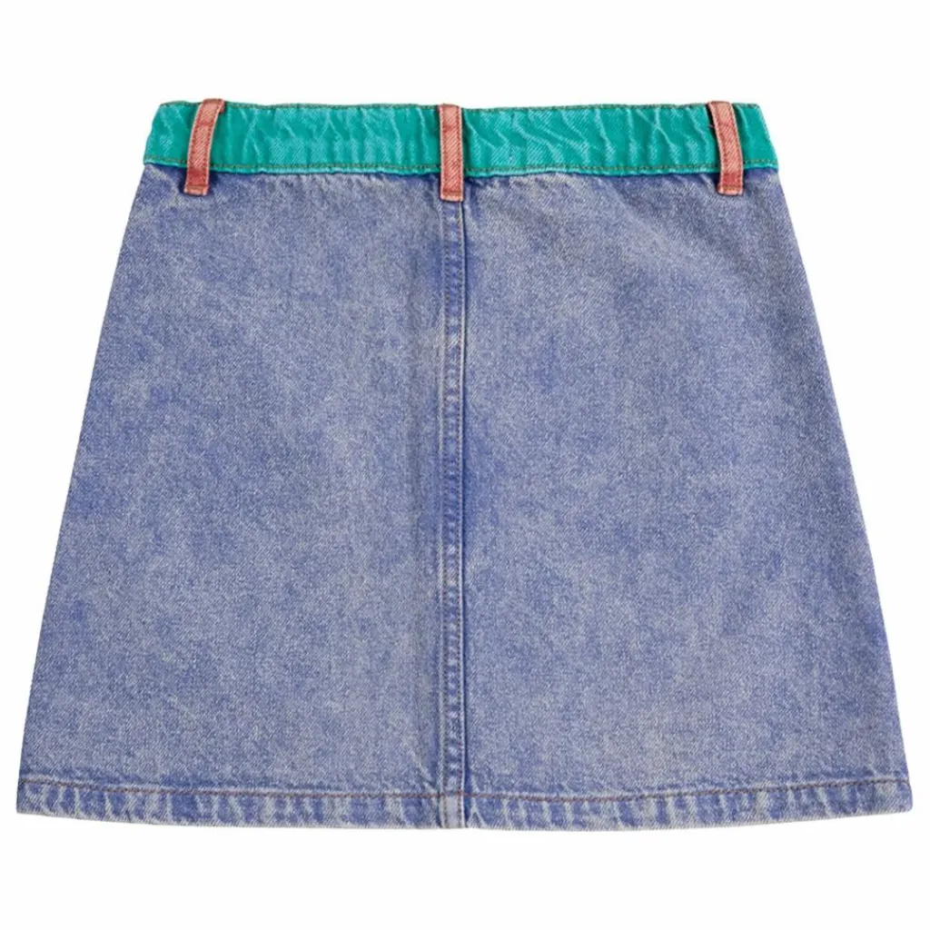 Bobo Choses Jupe Colorblock Coton Bio | Bleu Best