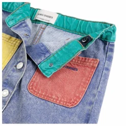 Bobo Choses Jupe Colorblock Coton Bio | Bleu Best