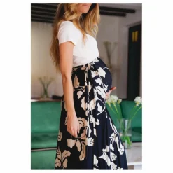 Outlet Paloma Collection Jupe de Grossesse Carlota Tokyo | Noir