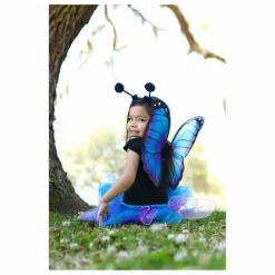 Great Pretenders Jupe de papillon avec ses ailes et sa baquette | Bleu