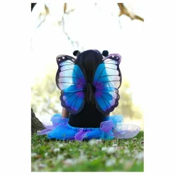 Great Pretenders Jupe de papillon avec ses ailes et sa baquette | Bleu