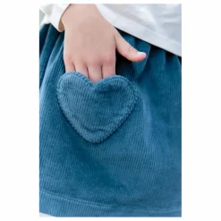 Bonton Jupe Douchka Velours Côtelé | Bleu pétrole Hot