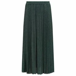Momoni Jupe Emi Métallisée | Vert Clearance