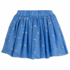 Stella McCartney Kids Jupe Fleurie Tulle | Bleu Discount